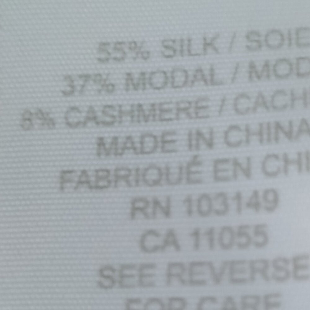 SI-IAE Silk-Cashmere Blend Multi-Colour Chevron Stripe Cardigan, XS - Picture 11 of 12